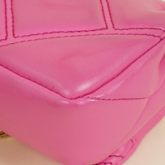 Bvlgari Pink Serpenti Cabochon Micro Bag