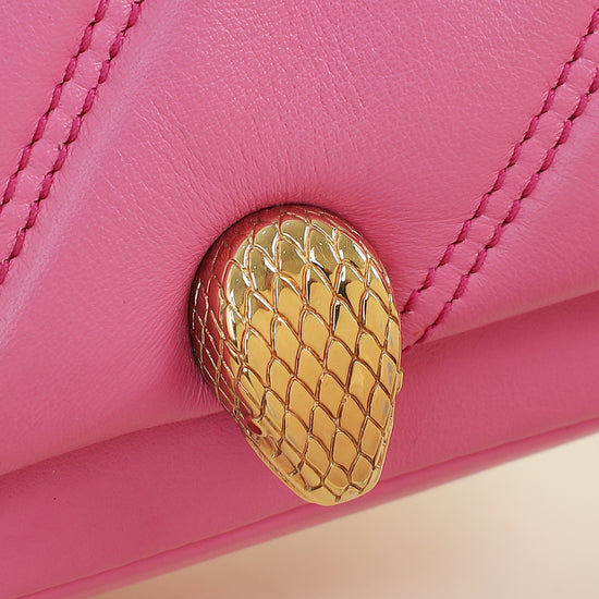 Bvlgari Pink Serpenti Cabochon Micro Bag