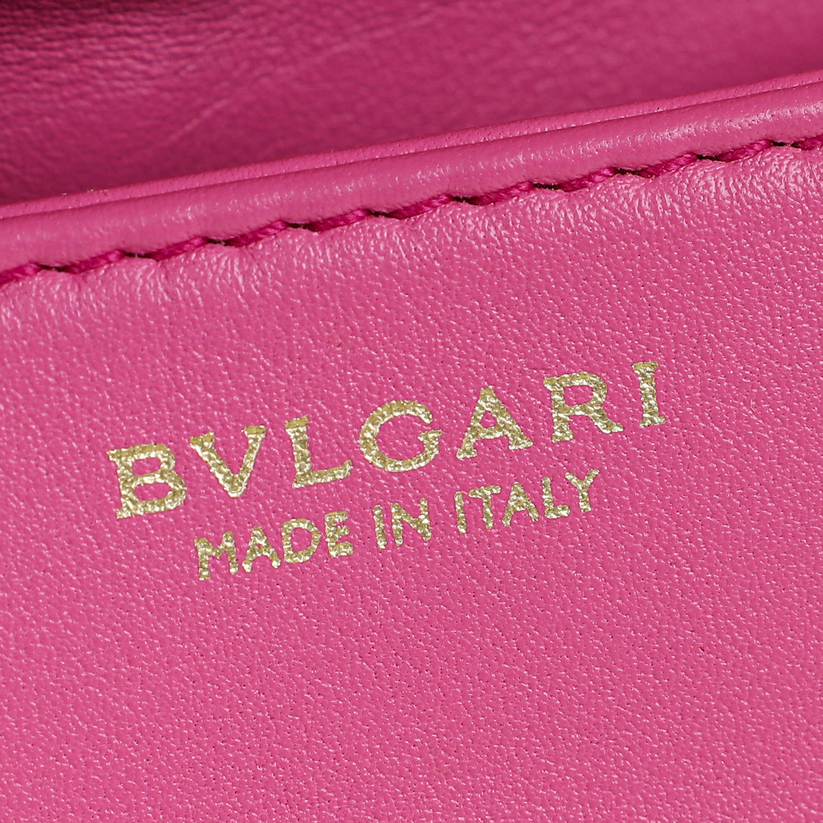 Bvlgari Pink Serpenti Cabochon Micro Bag