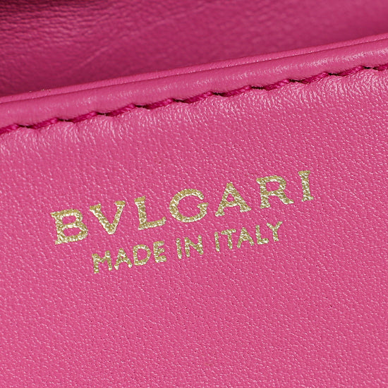 Bvlgari Pink Serpenti Cabochon Micro Bag
