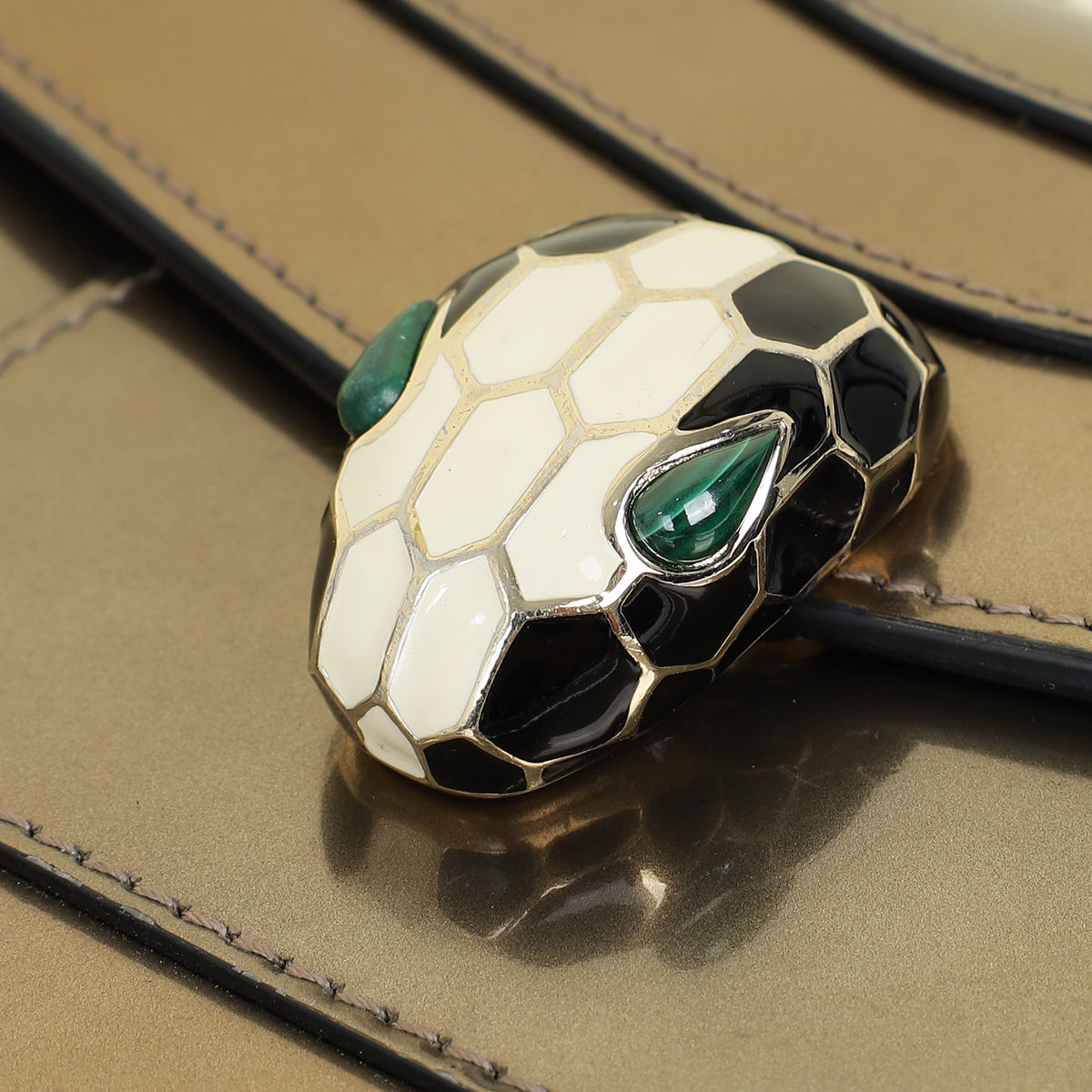 Bvlgari Bronze Serpenti Forever Small Shoulder Bag