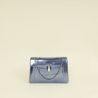 Bvlgari Metallic Purple Serpenti Forever Flap Shoulder Bag