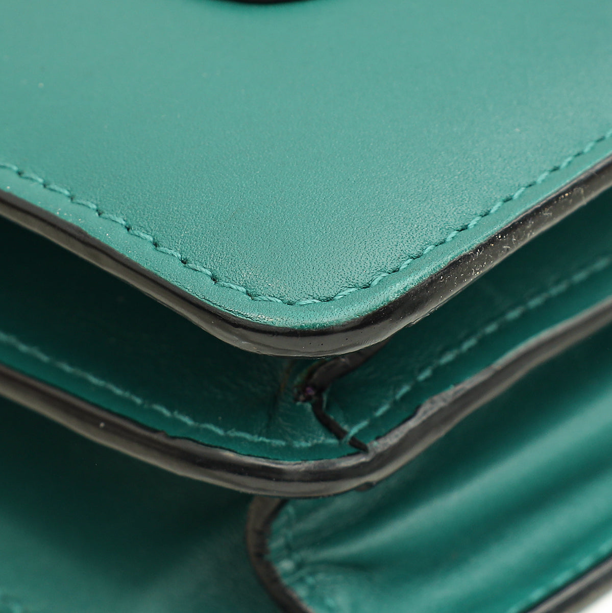 Bvlgari Emerald Green Serpenti Forever Medium Shoulder Bag