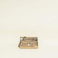 Bvlgari Bronze Serpenti Forever Flap Crossbody Bag