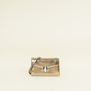 Bvlgari Bronze Serpenti Forever Flap Crossbody Bag