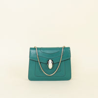 Bvlgari Green Serpenti Forever Shoulder Bag