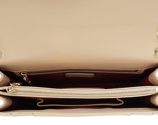 Bvlgari Beige Serpenti Forever Shoulder Bag-Bvlgari-THE CLOSET