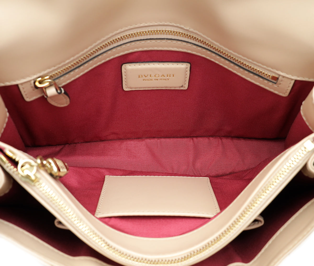 Bvlgari Beige Serpenti Forever Shoulder Bag-Bvlgari-THE CLOSET