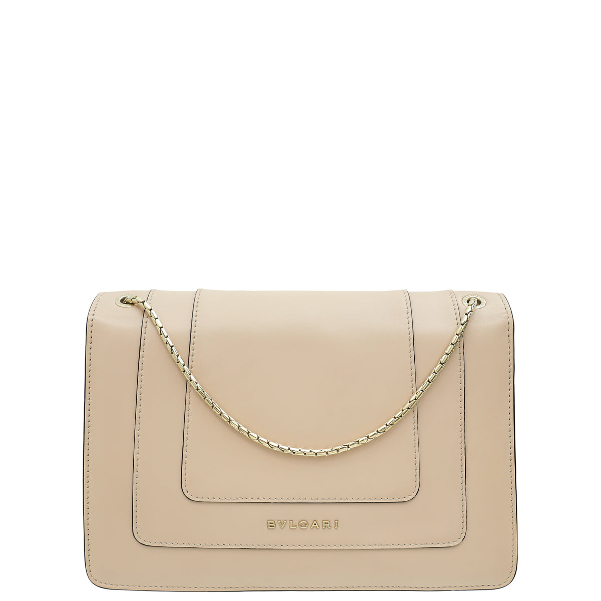 Bvlgari Beige Serpenti Forever Shoulder Bag