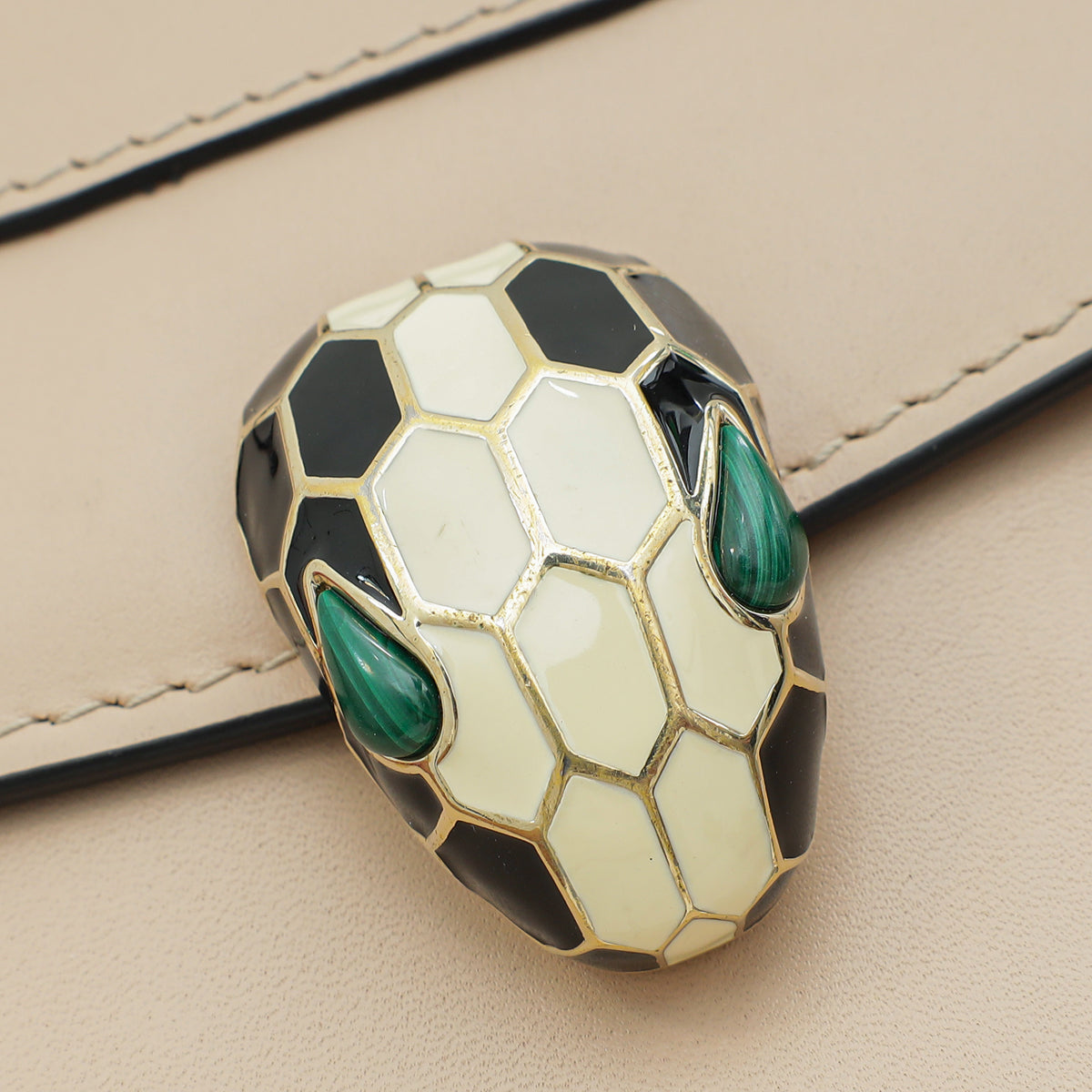 Bvlgari Beige Serpenti Forever Shoulder Bag-Bvlgari-THE CLOSET