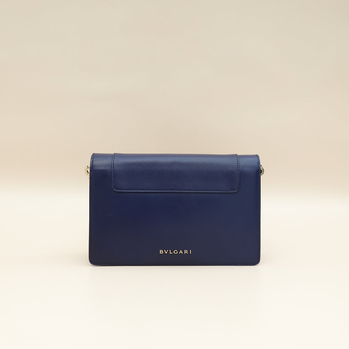 Bvlgari Navy Blue Serpenti Forever Chain Pochette