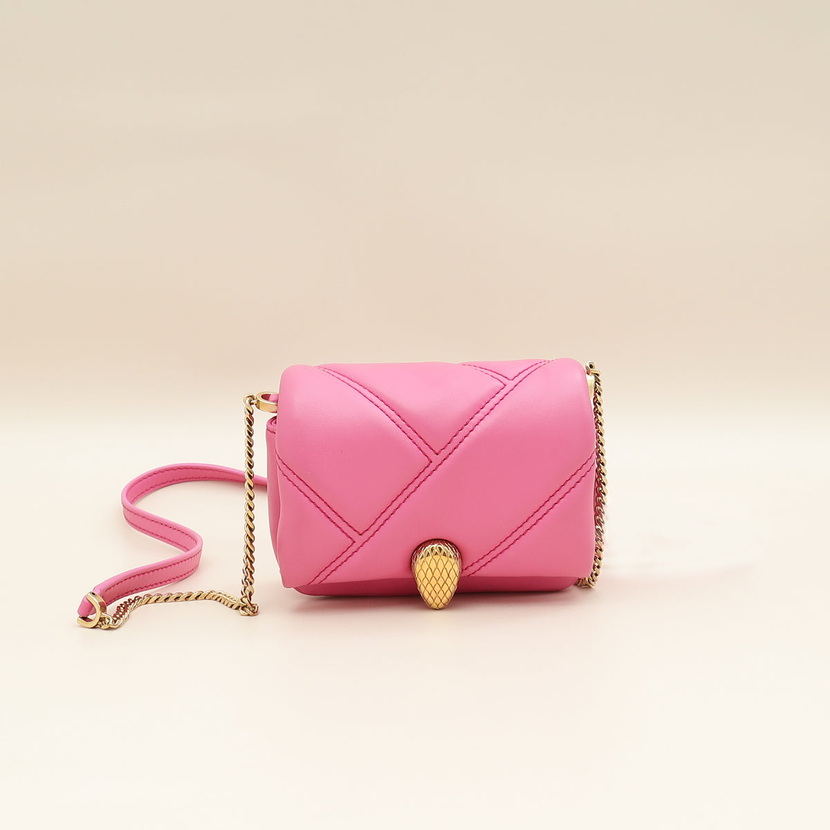 Bvlgari Pink Serpenti Cabochon Micro Bag