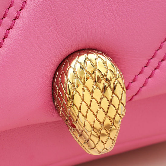 Bvlgari Pink Serpenti Cabochon Micro Bag-Bvlgari-THE CLOSET