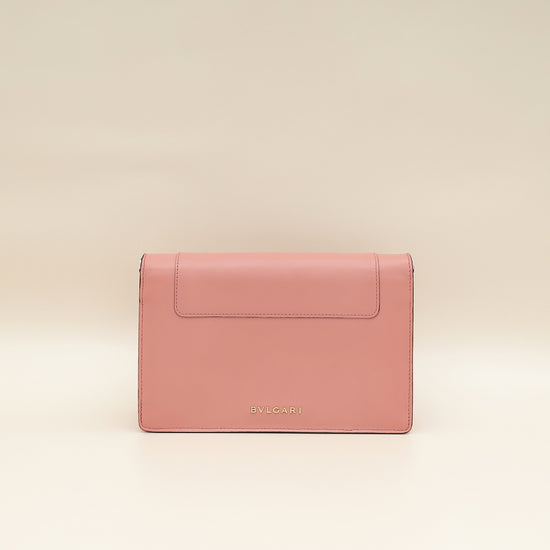 Bvlgari Old Rose Serpenti Forever Chain Pochette