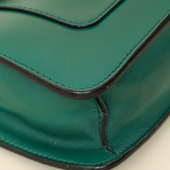 Bvlgari Green Serpenti Forever Flap Shoulder Bag-Bvlgari-THE CLOSET