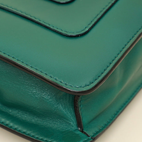 Bvlgari Green Serpenti Forever Flap Shoulder Bag-Bvlgari-THE CLOSET