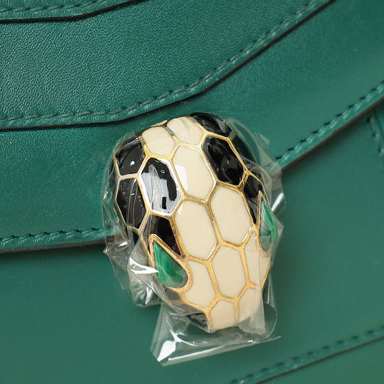 Bvlgari Green Serpenti Forever Flap Shoulder Bag-Bvlgari-THE CLOSET