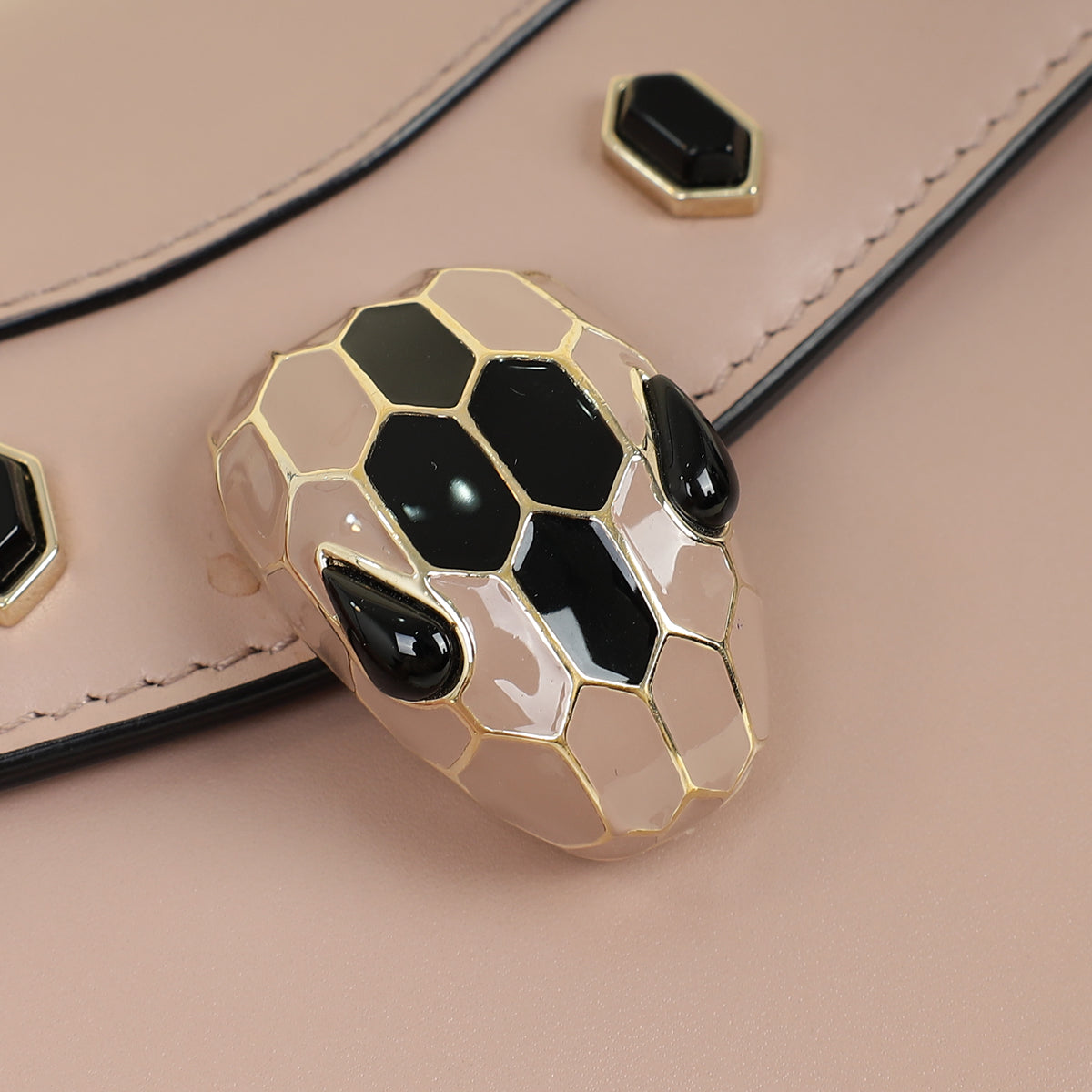 Bvlgari Desert Scaglie Studs Serpenti Forever Shoulder Bag