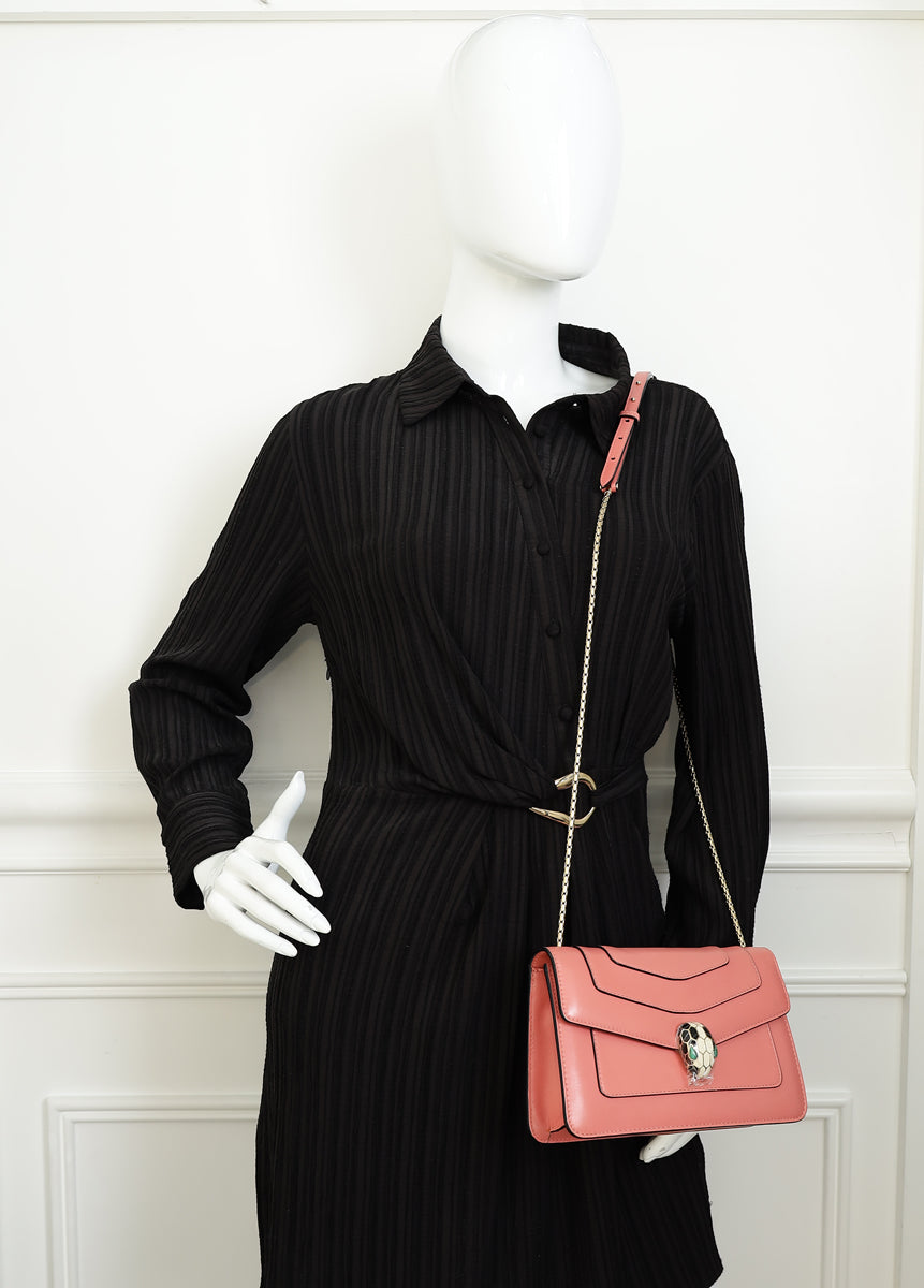 Bvlgari Coral Serpenti Forever Crossbody Bag