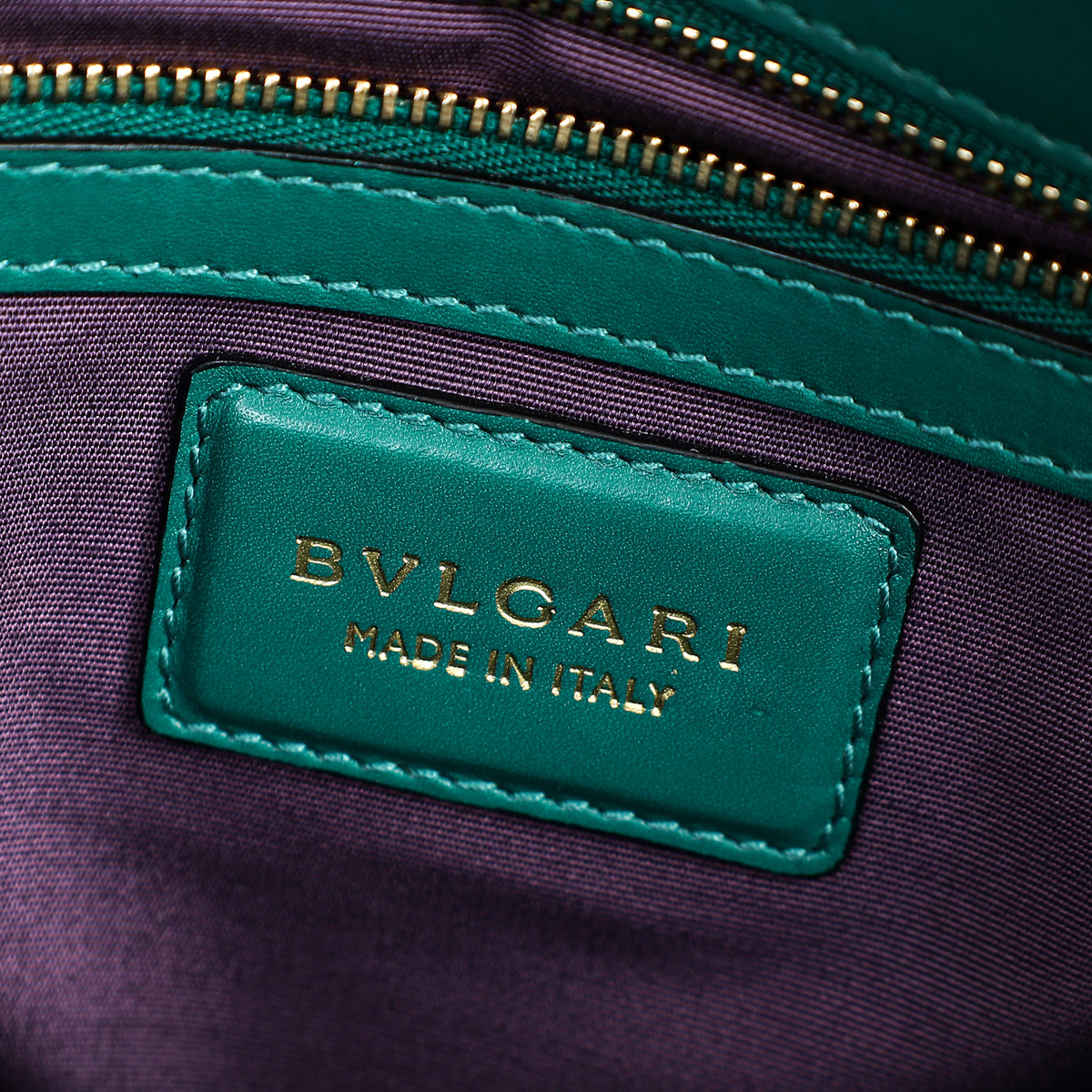 Bvlgari Green Serpenti Forever Flap Medium Shoulder Bag