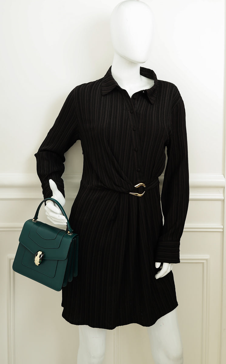 Bvlgari Green Serpenti Forever Top Handle Small Bag-Bvlgari-THE CLOSET