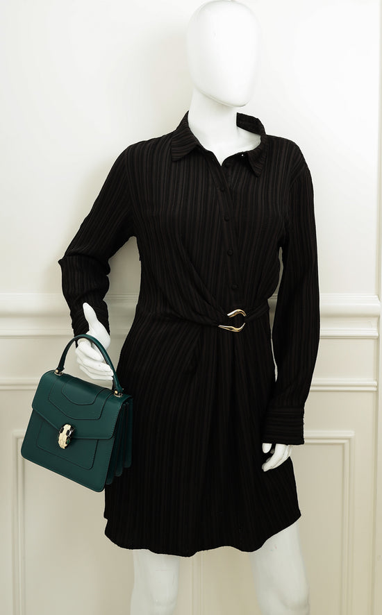 Bvlgari Green Serpenti Forever Top Handle Small Bag-Bvlgari-THE CLOSET