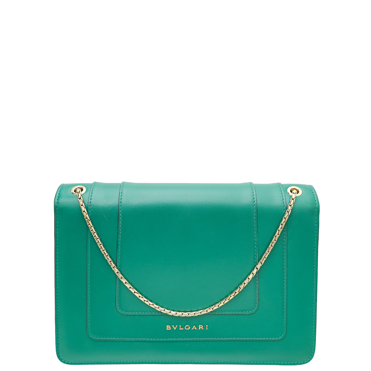 Bvlgari Emerald Green Serpenti Forever Medium Shoulder Bag-Bvlgari-THE CLOSET