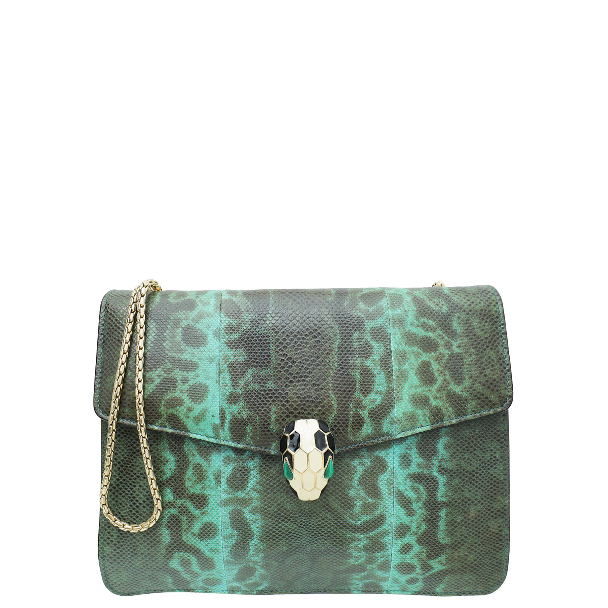 Bvlgari Green Karung Serpenti Forever Bag-Bvlgari-THE CLOSET