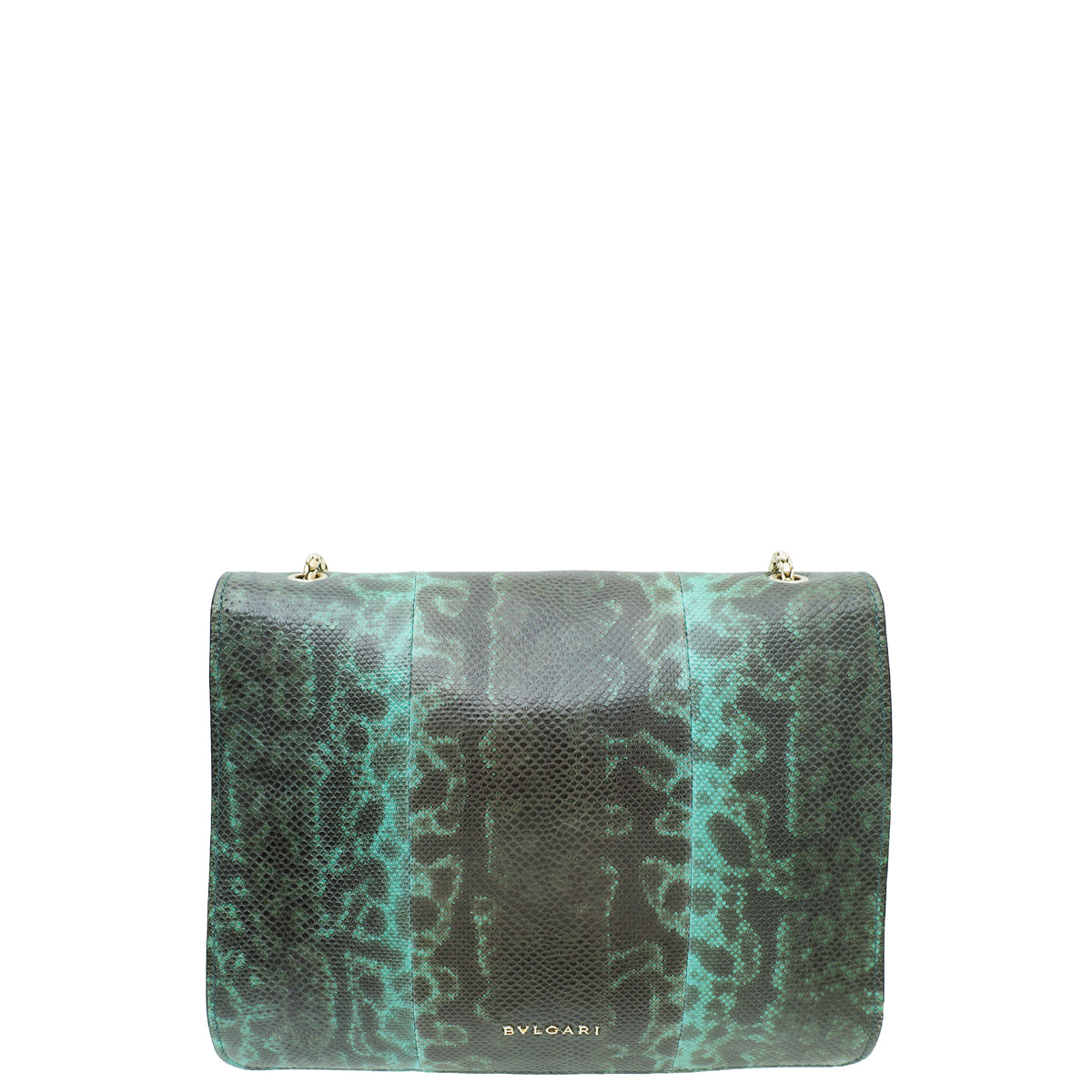 Bvlgari Green Karung Serpenti Forever Bag