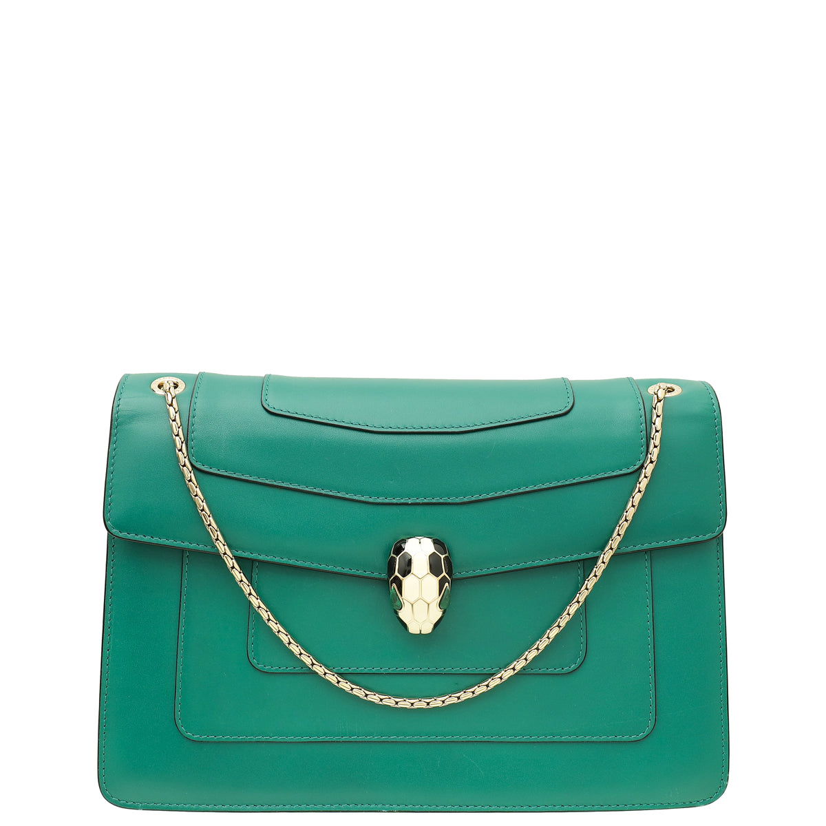 Bvlgari Green Serpenti Forever Flap Bag-Bvlgari-THE CLOSET