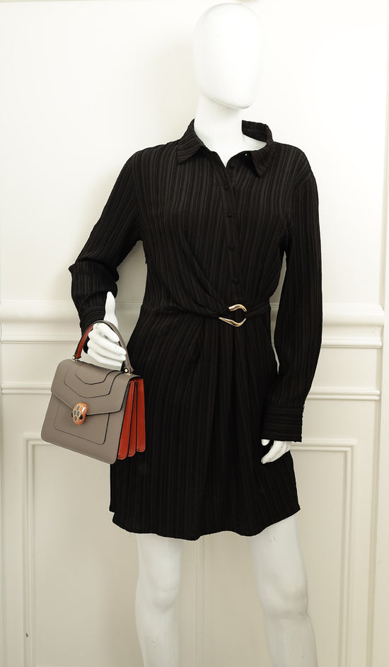 Bvlgari Bicolor Serpenti Forever Top Handle Bag-Bvlgari-THE CLOSET