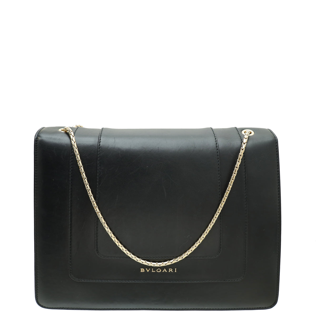 Bvlgari Black Serpenti Forever Large Shoulder Bag-Bvlgari-THE CLOSET
