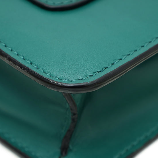 Bvlgari Emerald Green Serpenti Forever Small Crossbody Bag