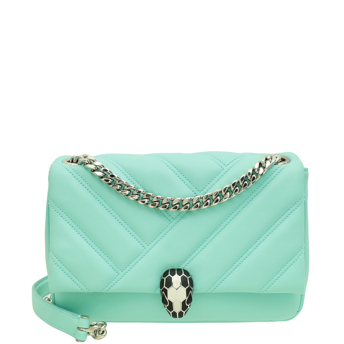 Bvlgari Aqua Serpenti Cabochon Small Shoulder Bag-Bvlgari-THE CLOSET