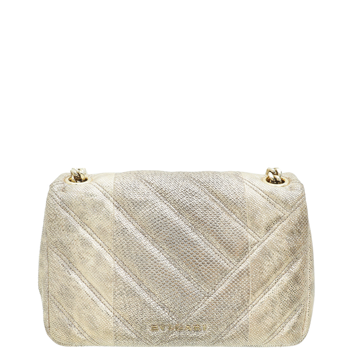 Bvlgari Metallic Milky Opal Serpenti Cabochon Shoulder Bag-Bvlgari-THE CLOSET