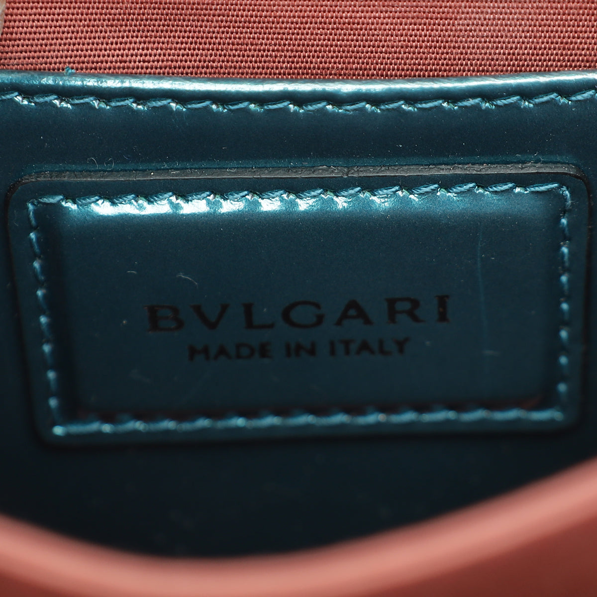 Bvlgari Blue Teal Serpenti Forever Top Handle Bag