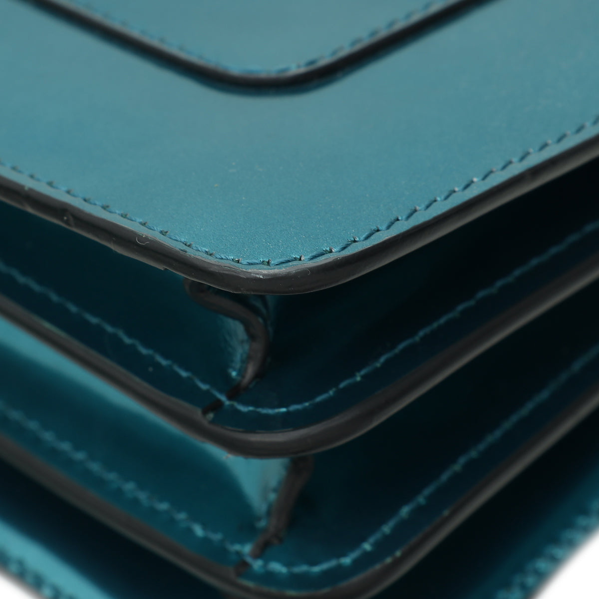 Bvlgari Blue Teal Serpenti Forever Top Handle Bag – THE CLOSET