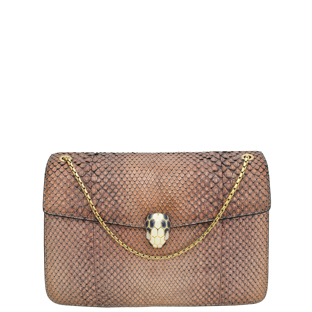 Bvlgari Light Bronze Python Serpenti Forever Ltd.Ed 35/30 Bag-Bvlgari-THE CLOSET