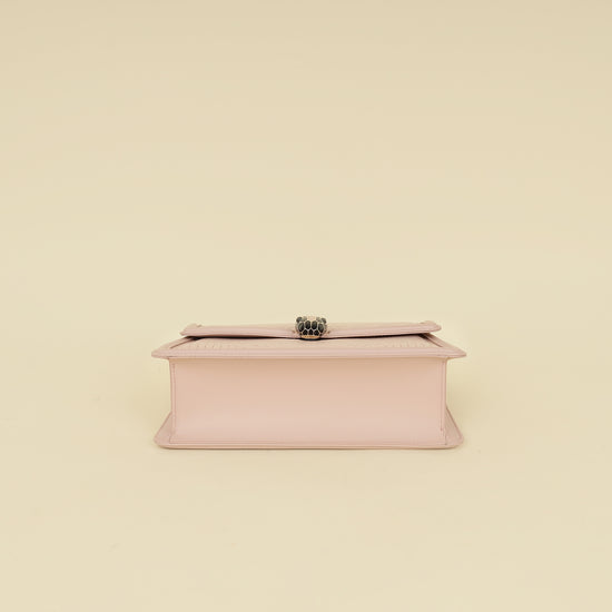 Bvlgari Crystal Rose Serpenti Forever Diamond Blast Shoulder Bag-Bvlgari-THE CLOSET