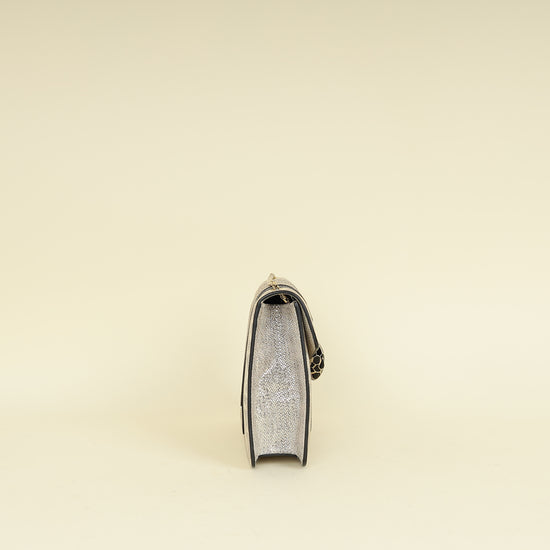 Bvlgari Bicolor Karung Serpenti Forever Flap Bag
