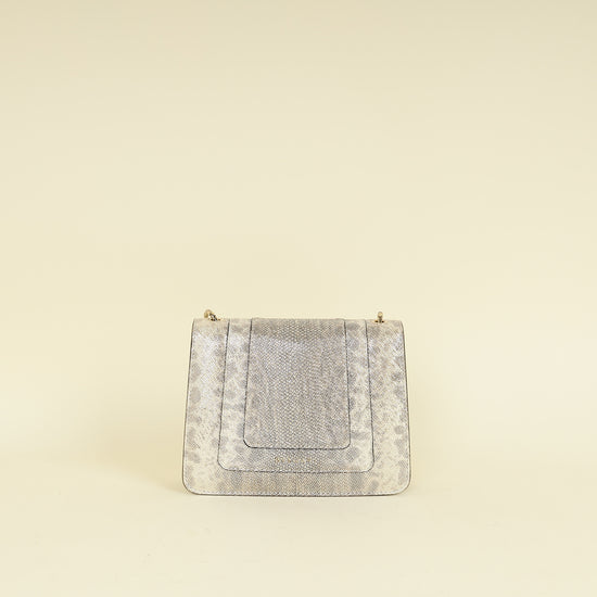 Bvlgari Bicolor Karung Serpenti Forever Flap Bag