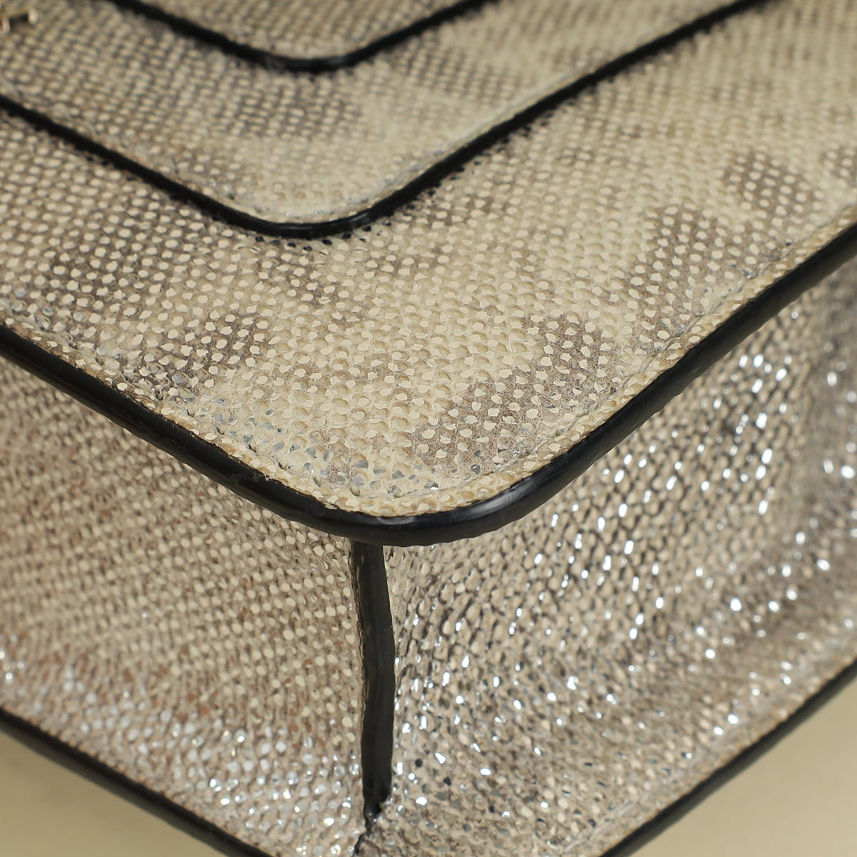 Bvlgari Bicolor Karung Serpenti Forever Flap Bag