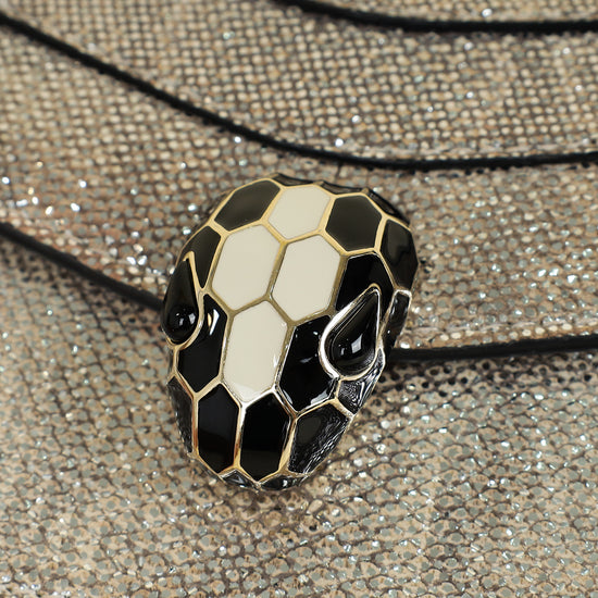 Bvlgari Bicolor Karung Serpenti Forever Flap Bag