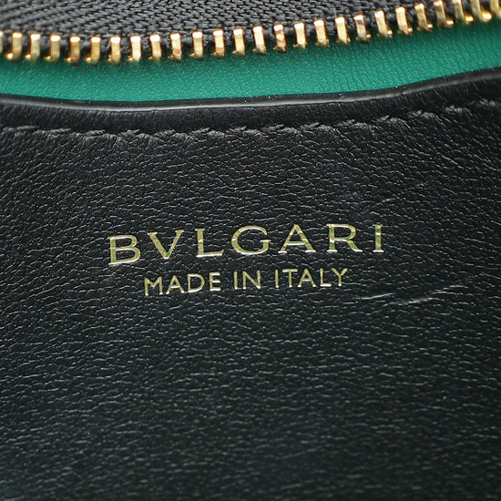 Bvlgari Black Serpenti Baia Small Shoulder Bag