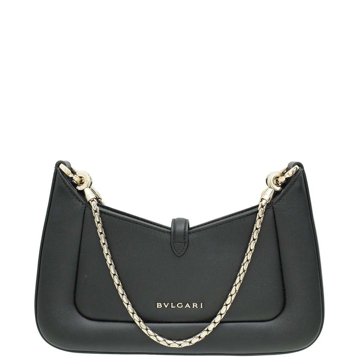 Bvlgari Black Serpenti Baia Small Shoulder Bag