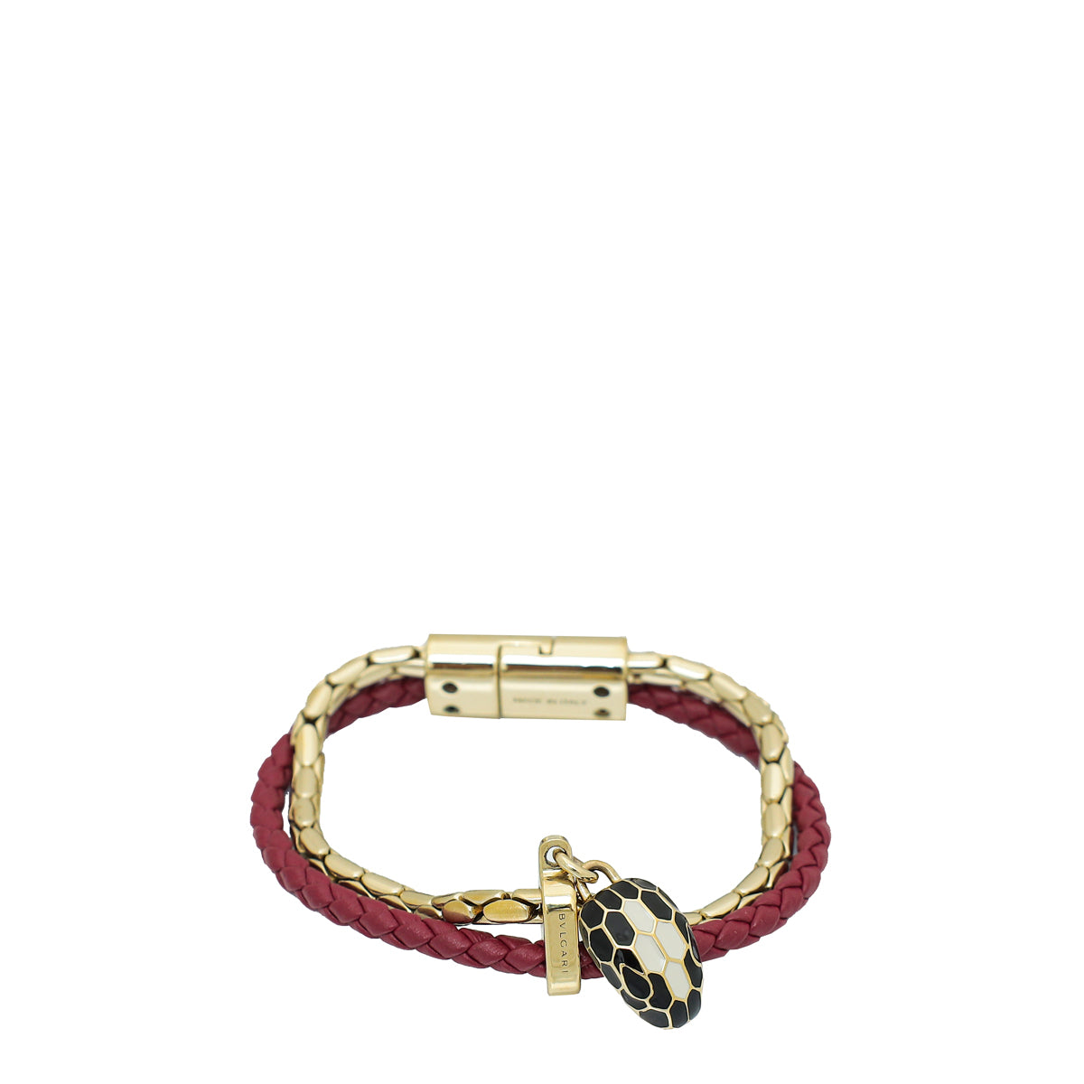 Bvlgari Burgundy Serpenti Forever Bracelet-Bvlgari-THE CLOSET