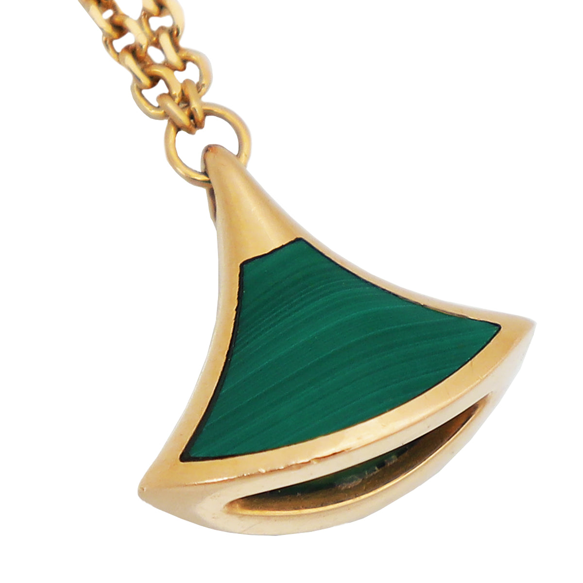 Bvlgari 18K Rose Gold Malachite Diva's Dream Bracelet-Bvlgari-THE CLOSET