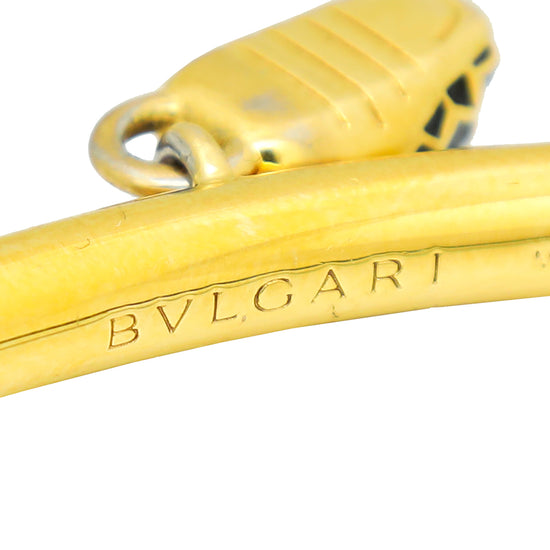 Bvlgari Army Green Serpenti Forever Cord Bracelet