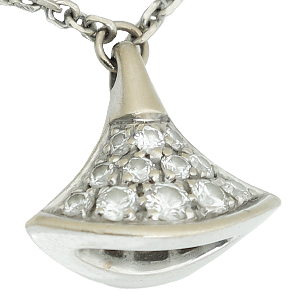 Bvlgari 18K White Gold Diamond Diva's Dream Bracelet