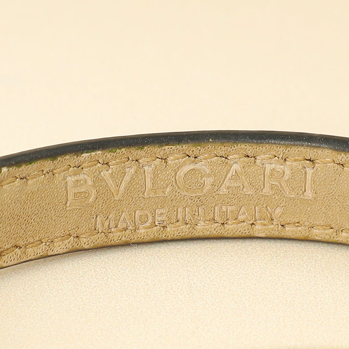 Bvlgari Emerald Green Serpenti Forever Leather Bracelet-Bvlgari-THE CLOSET